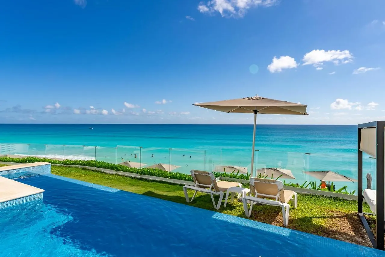 קנקון Beachfront Ocean View-Boutique Apartment •Gym •Spa