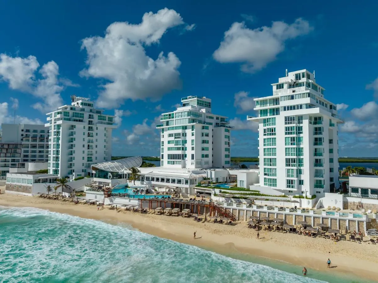 קנקון Beachfront Ocean View-Boutique Apartment •Gym •Spa 0*,